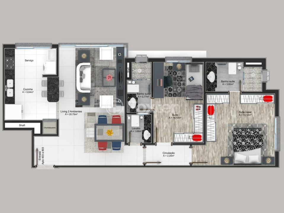 Apartamento à venda com 2 quartos, 75m² - Foto 23