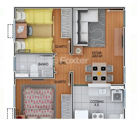 Apartamento à venda com 2 quartos, 38m² - Foto 15