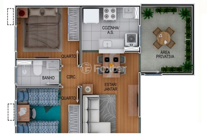 Apartamento à venda com 2 quartos, 38m² - Foto 16