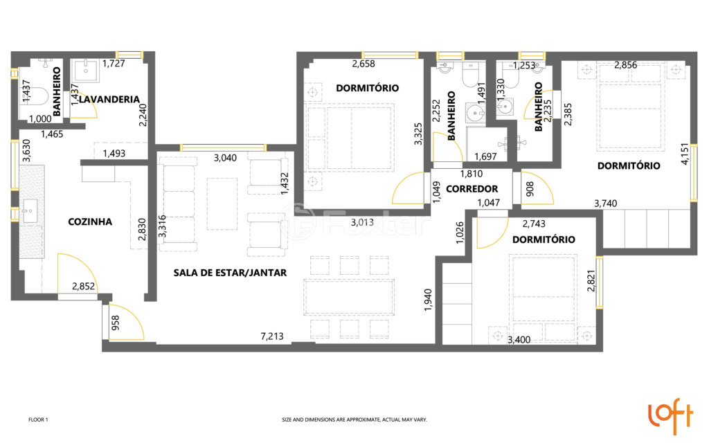Apartamento à venda com 3 quartos, 84m² - Foto 19