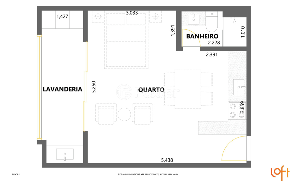 Kitnet e Studio à venda com 1 quarto, 35m² - Foto 37