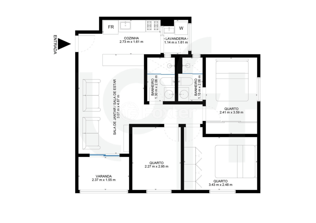 Apartamento à venda com 2 quartos, 64m² - Foto 67
