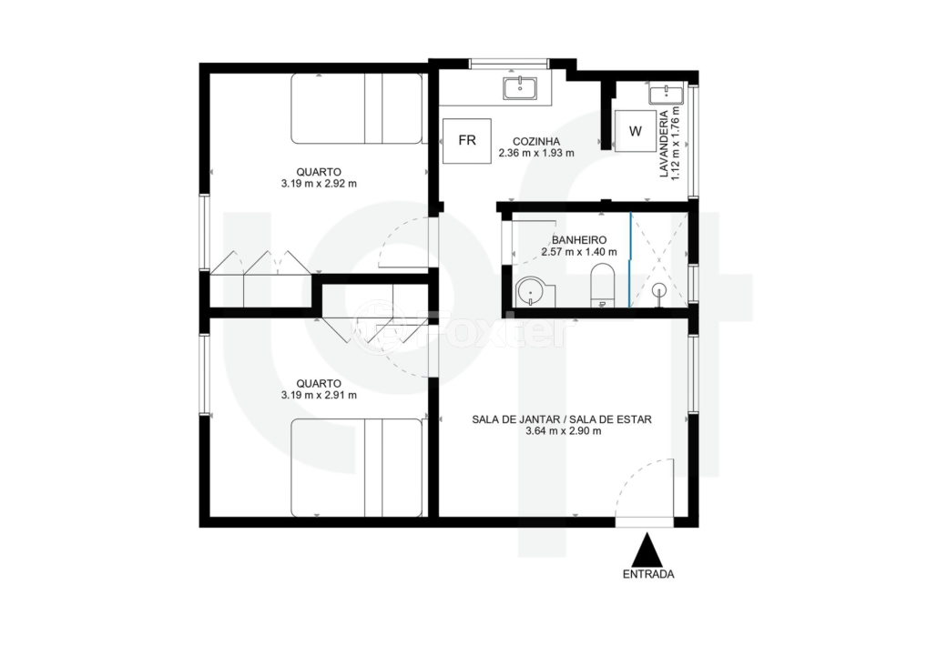Apartamento à venda com 2 quartos, 50m² - Foto 19