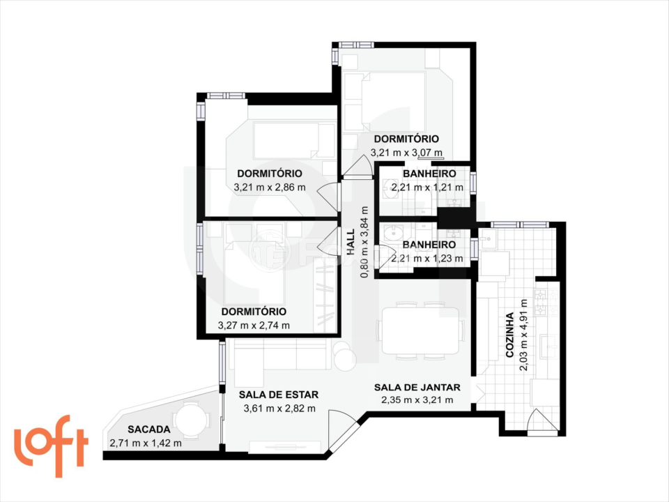 Apartamento à venda com 3 quartos, 70m² - Foto 23