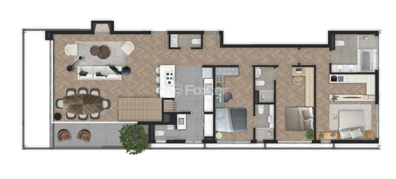 Cobertura à venda com 3 quartos, 339m² - Foto 2