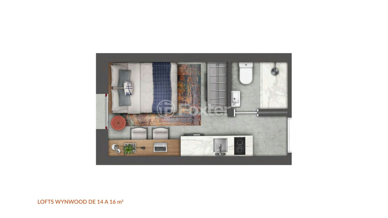 Apartamento à venda com 1 quarto, 21m² - Foto 25
