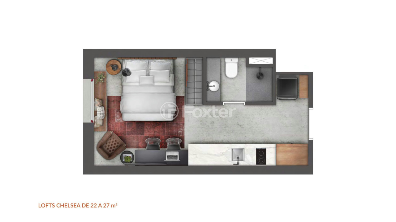Apartamento à venda com 1 quarto, 24m² - Foto 25