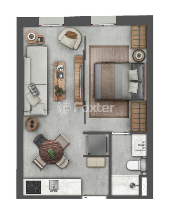 Apartamento à venda com 1 quarto, 30m² - Foto 34