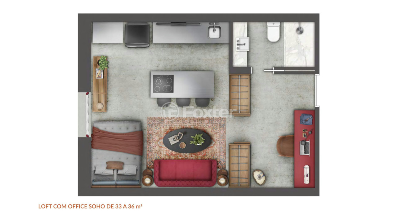 Apartamento à venda com 1 quarto, 34m² - Foto 39