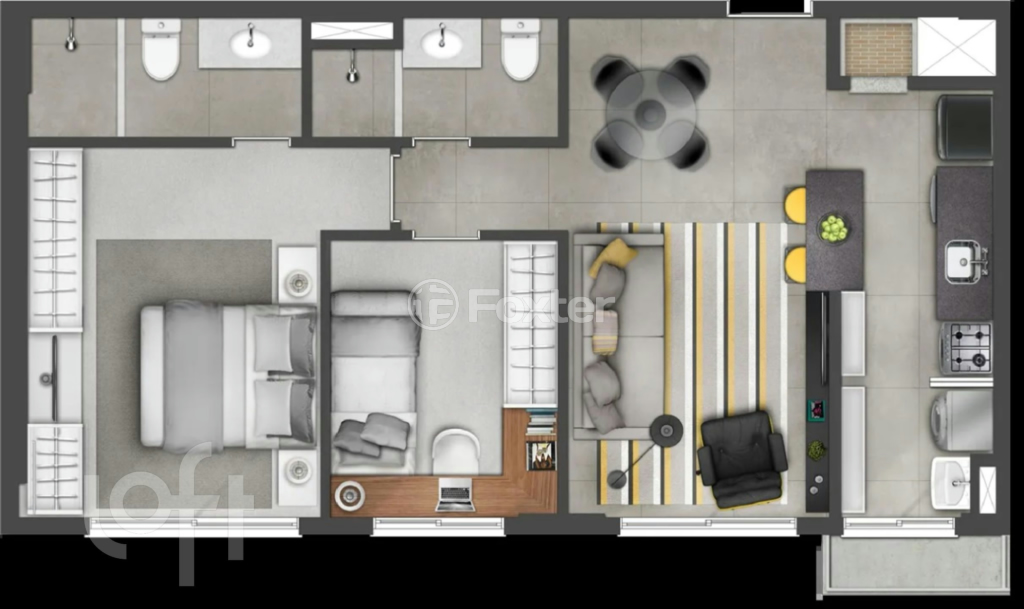 Apartamento à venda com 2 quartos, 62m² - Foto 30