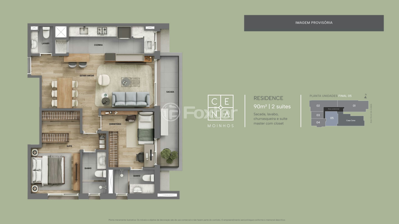 Apartamento à venda com 1 quarto, 90m² - Foto 3