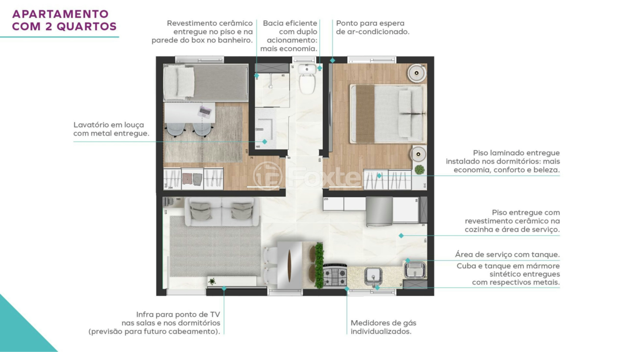 Apartamento à venda com 2 quartos, 39m² - Foto 15
