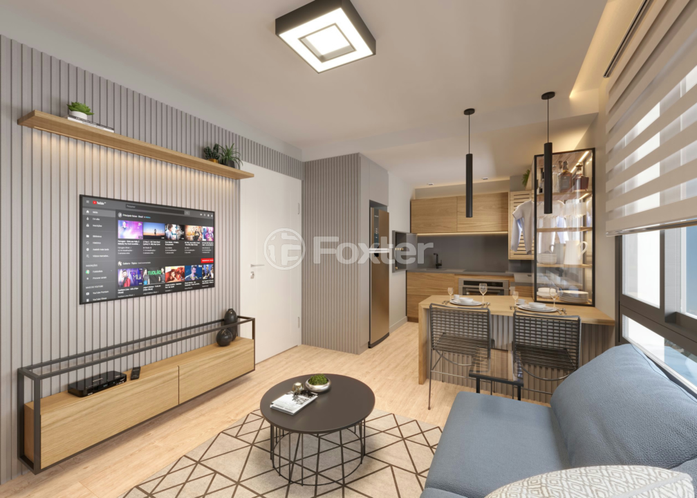 Apartamento à venda com 1 quarto, 34m² - Foto 2
