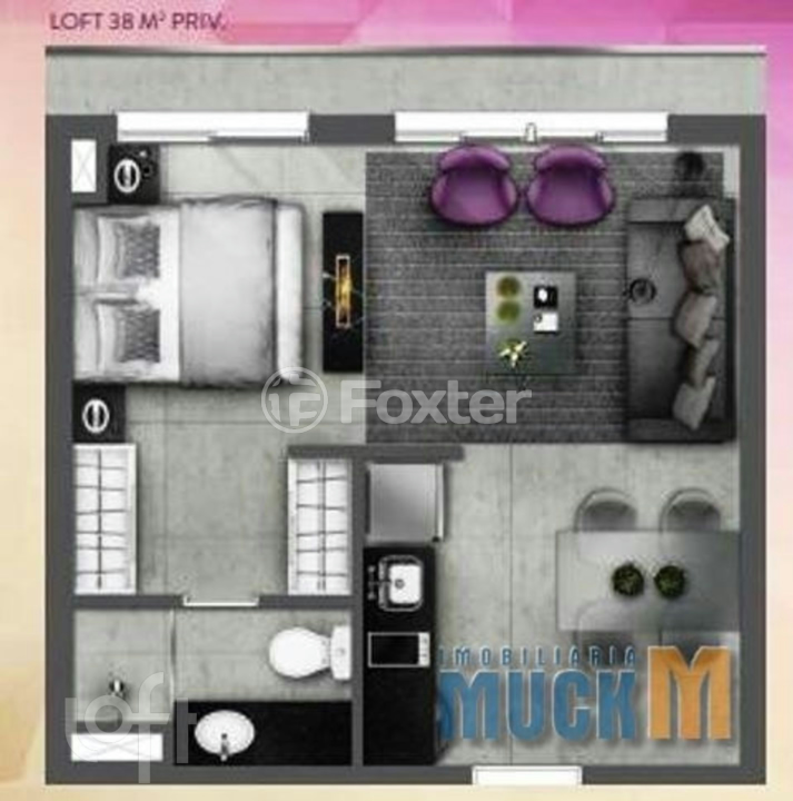 Apartamento à venda com 1 quarto, 91m² - Foto 3