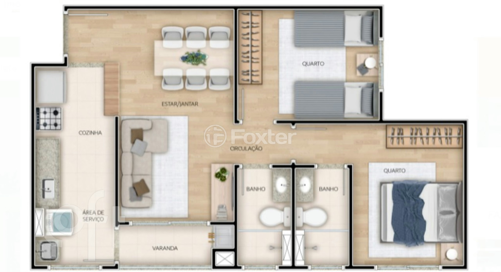 Apartamento à venda com 2 quartos, 52m² - Foto 25