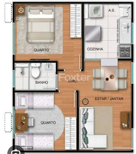 Apartamento à venda com 2 quartos, 55m² - Foto 25