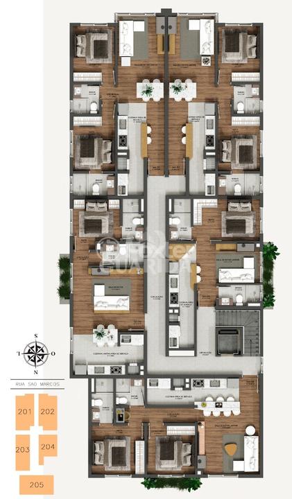 Apartamento à venda com 1 quarto, 49m² - Foto 9