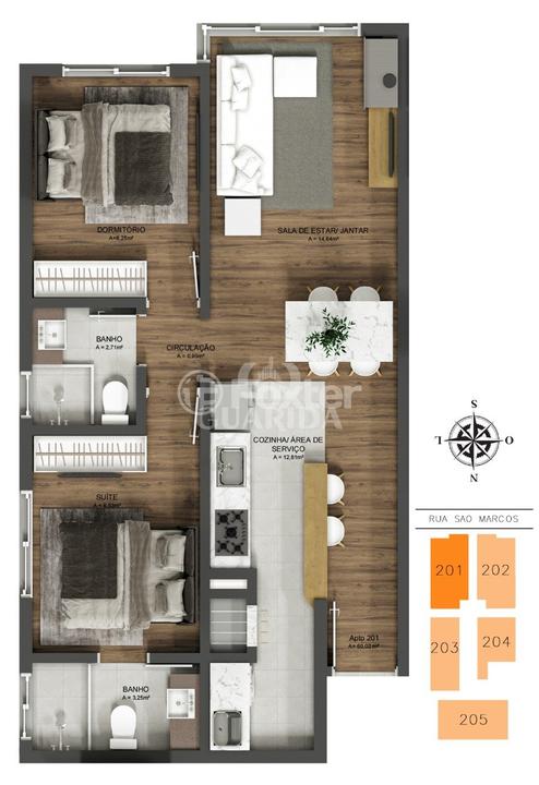 Apartamento à venda com 1 quarto, 49m² - Foto 13