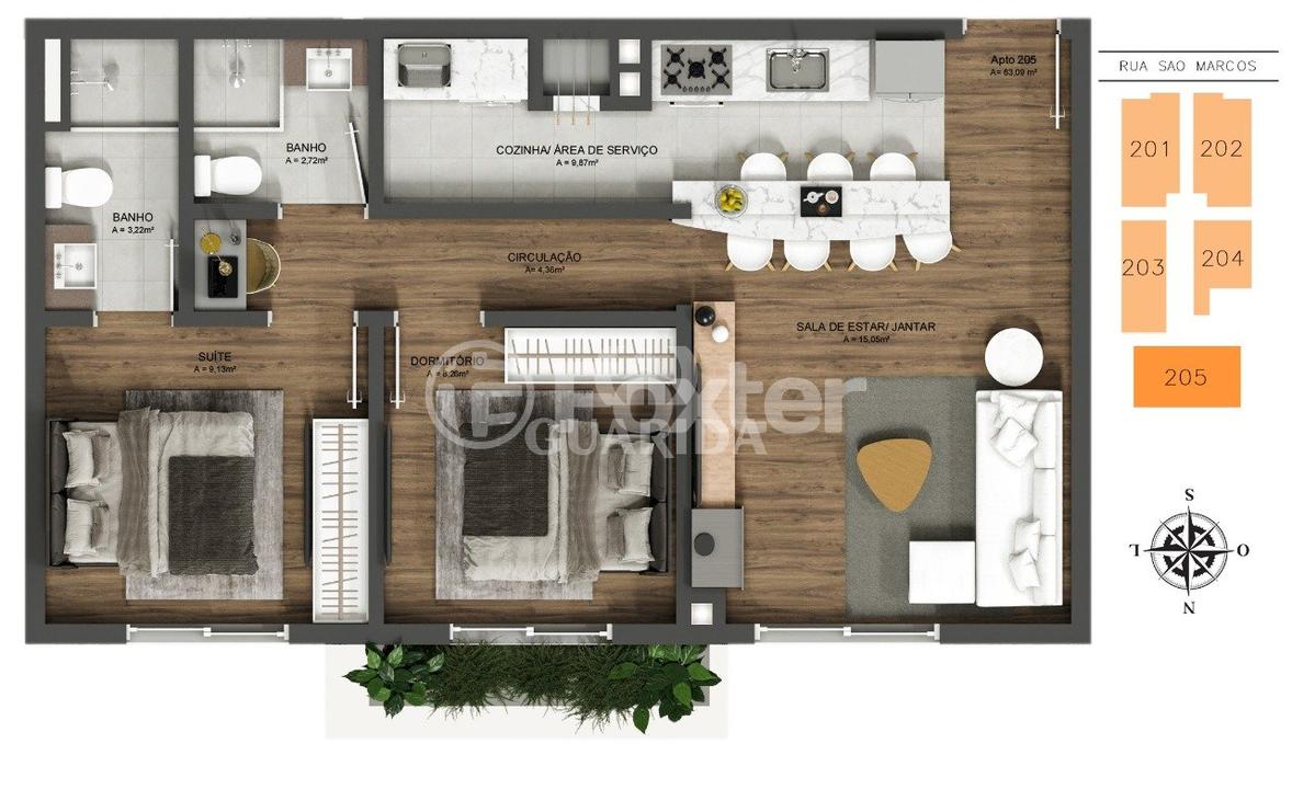 Apartamento à venda com 1 quarto, 49m² - Foto 17