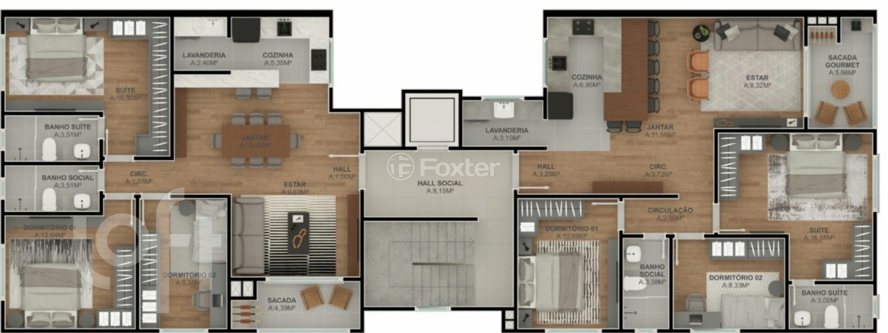 Apartamento à venda com 3 quartos, 120m² - Foto 9