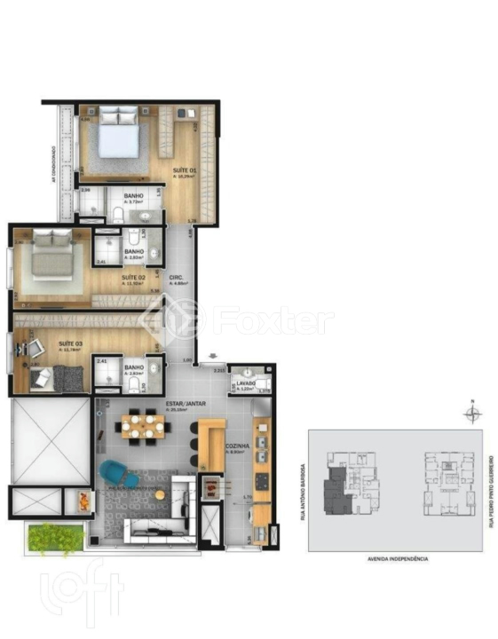 Apartamento à venda com 3 quartos, 108m² - Foto 8