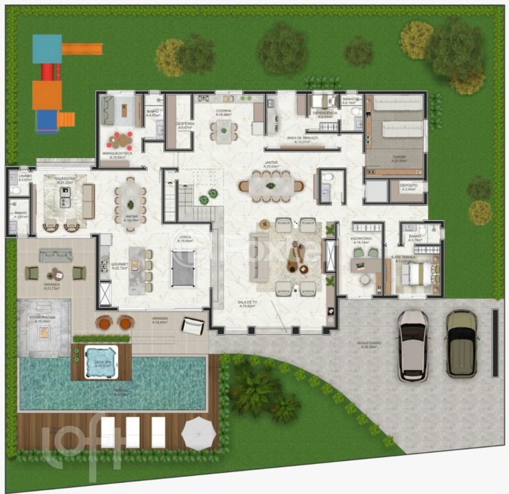 Casa de Condomínio à venda com 6 quartos, 907m² - Foto 41