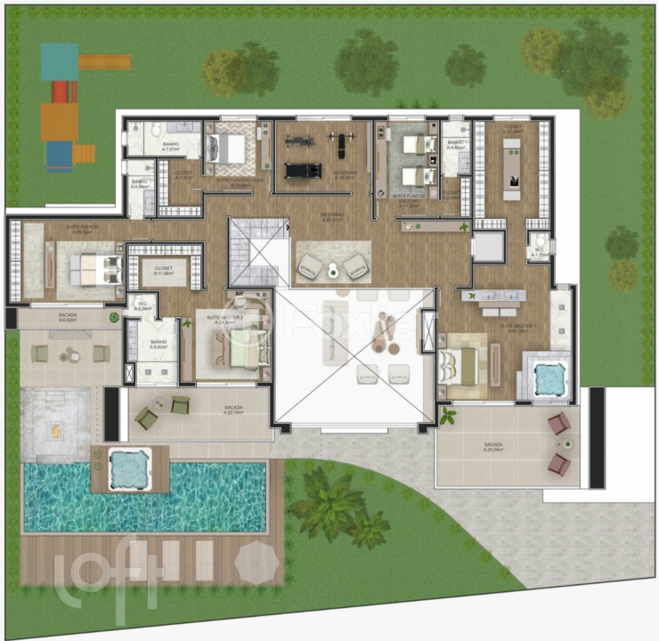 Casa de Condomínio à venda com 6 quartos, 907m² - Foto 40