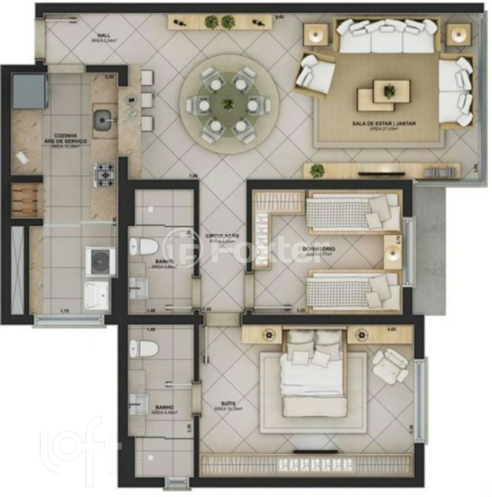 Apartamento à venda com 2 quartos, 91m² - Foto 17