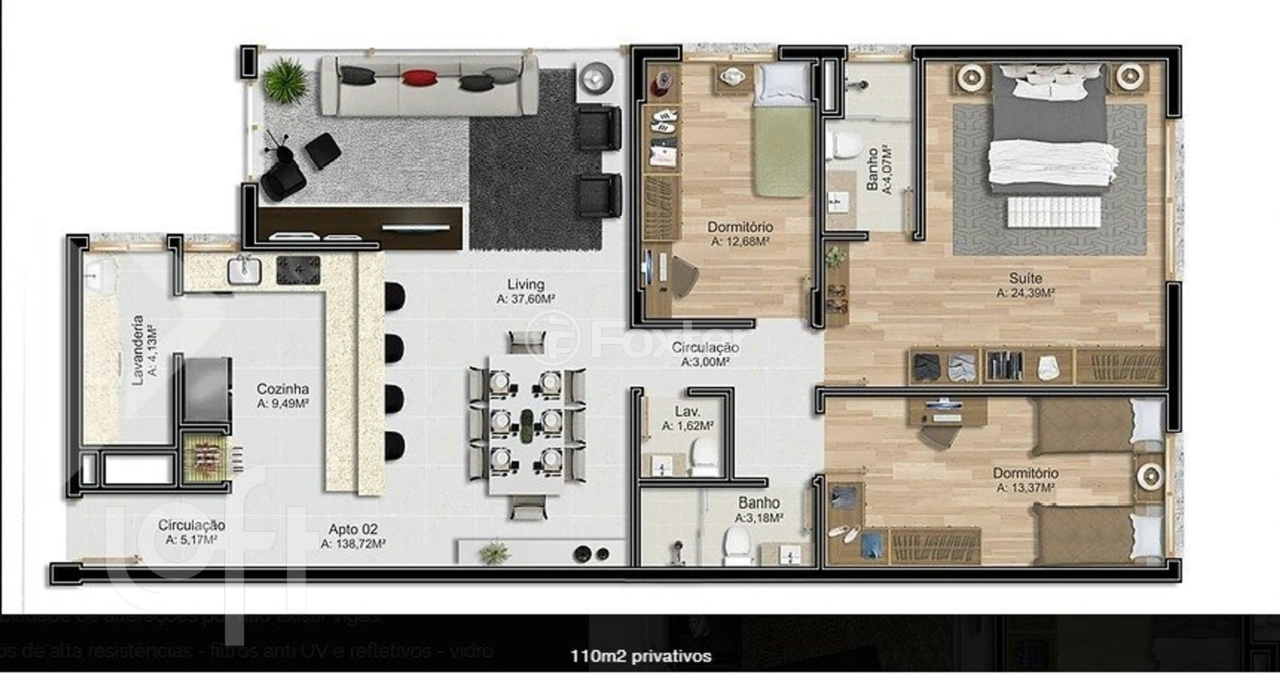 Apartamento à venda com 3 quartos, 111m² - Foto 9