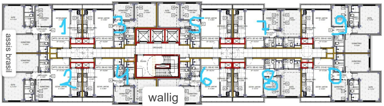 Apartamento à venda com 3 quartos, 67m² - Foto 3