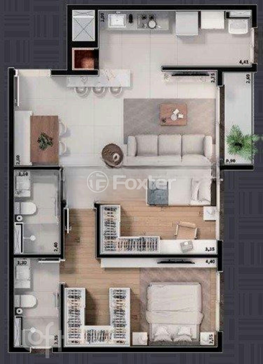 Apartamento à venda com 3 quartos, 85m² - Foto 14