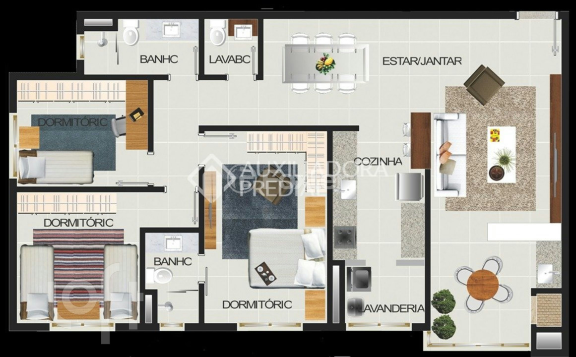 Apartamento à venda com 3 quartos, 105m² - Foto 7