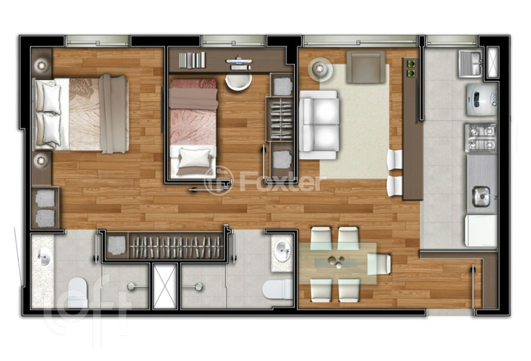 Apartamento à venda com 2 quartos, 54m² - Foto 20