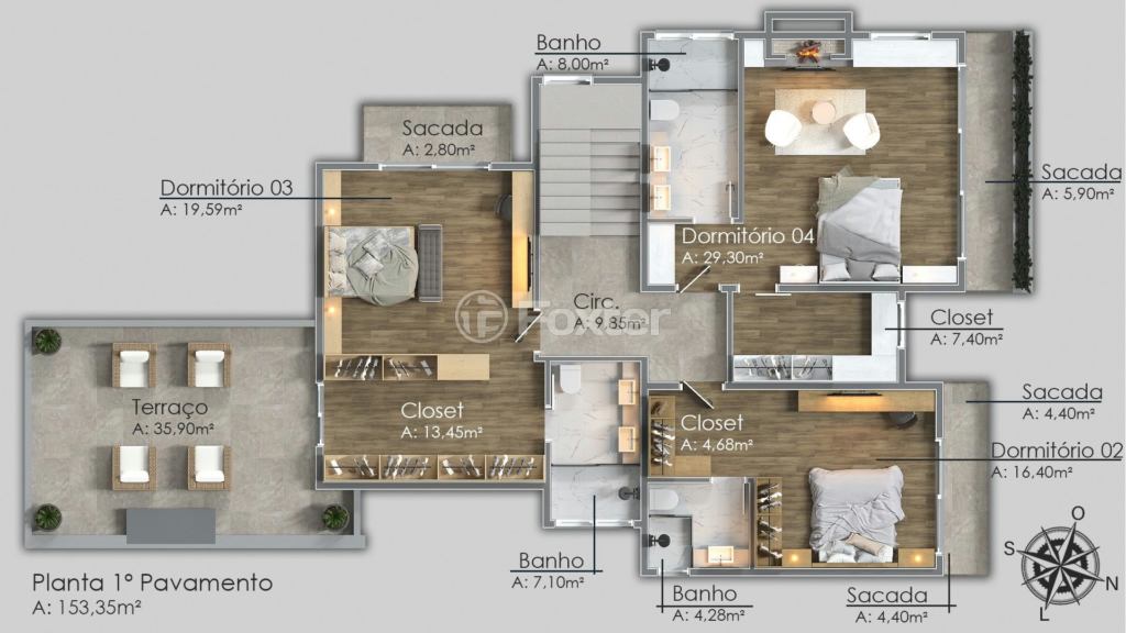 Casa de Condomínio à venda com 4 quartos, 355m² - Foto 19