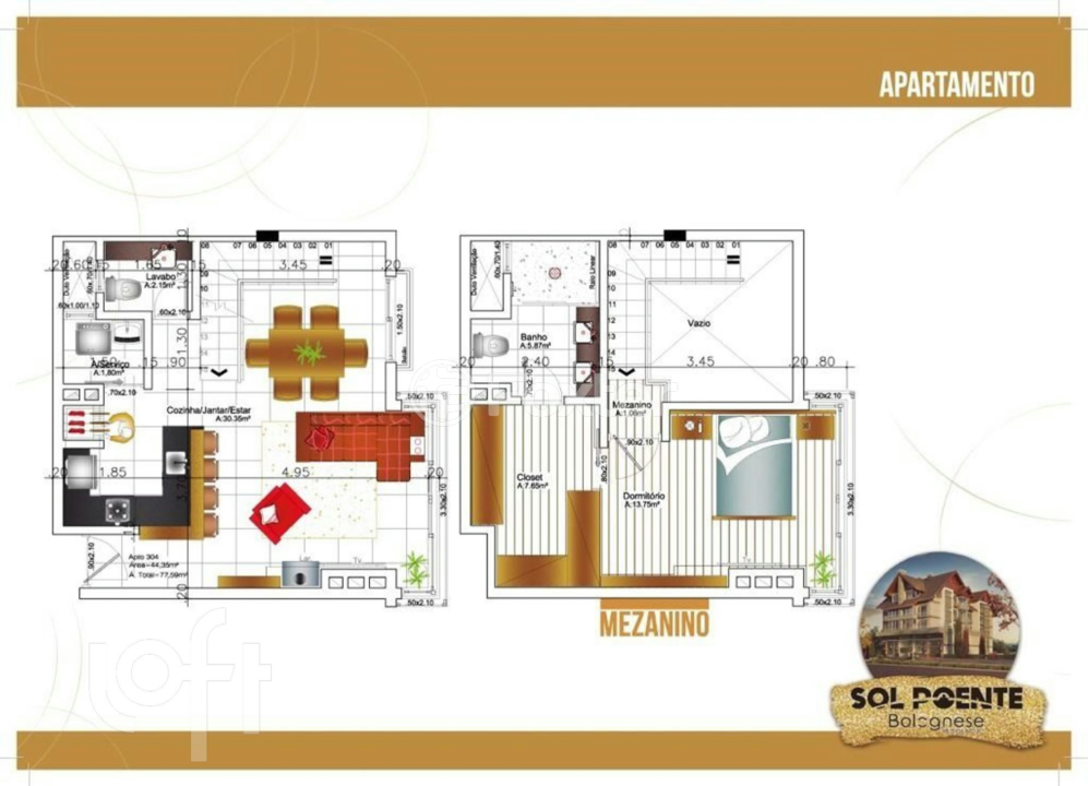 Apartamento à venda com 2 quartos, 77m² - Foto 16