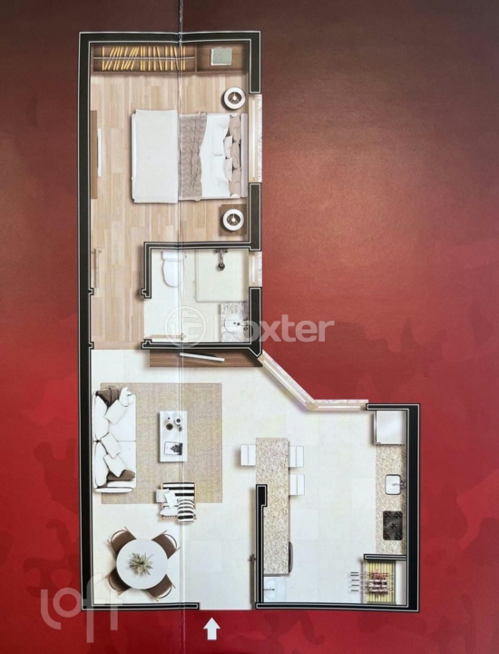 Apartamento à venda com 1 quarto, 51m² - Foto 3
