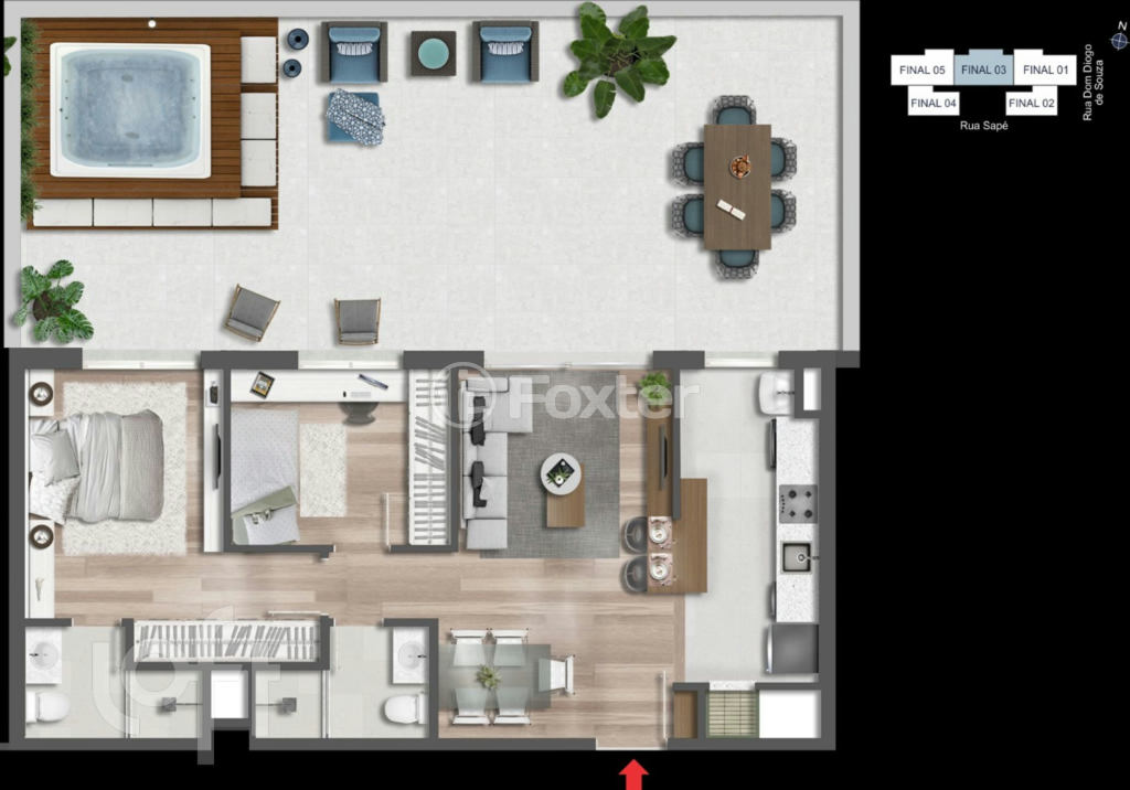 Apartamento à venda com 2 quartos, 110m² - Foto 10