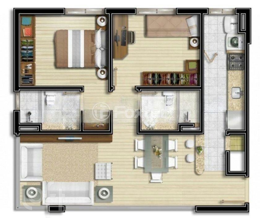 Apartamento à venda com 2 quartos, 96m² - Foto 6