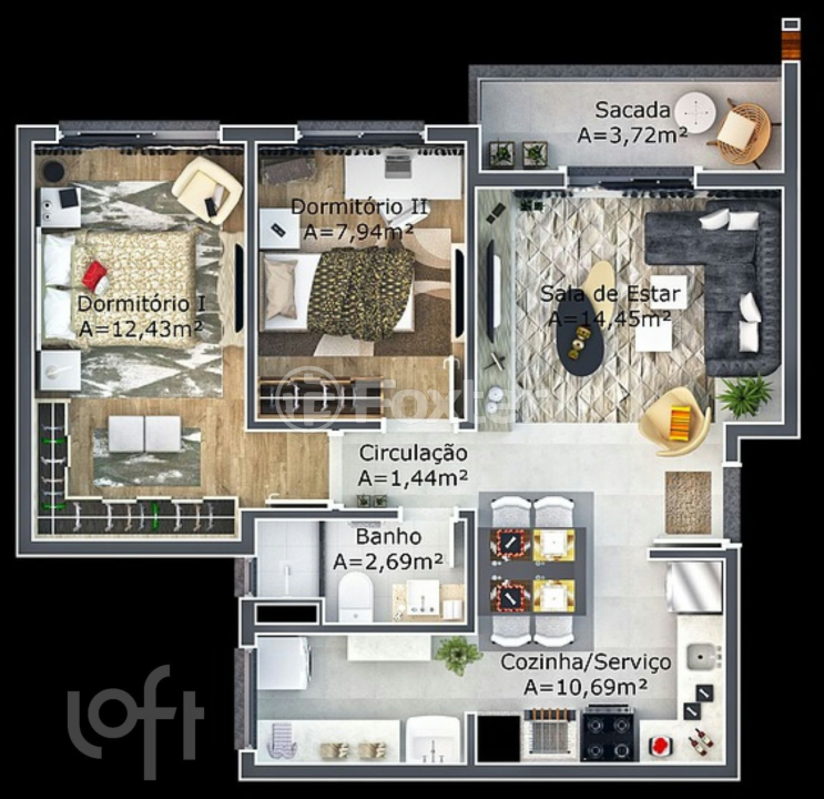 Apartamento à venda com 2 quartos, 74m² - Foto 17