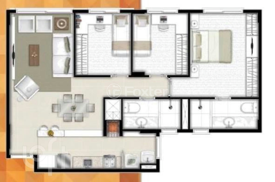 Apartamento à venda com 3 quartos, 75m² - Foto 24