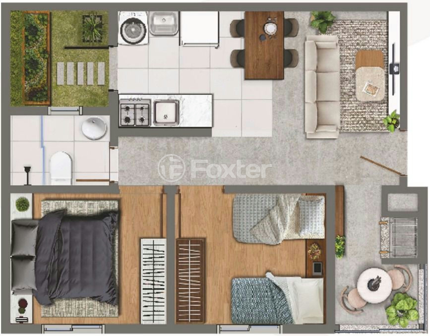 Apartamento à venda com 2 quartos, 49m² - Foto 11