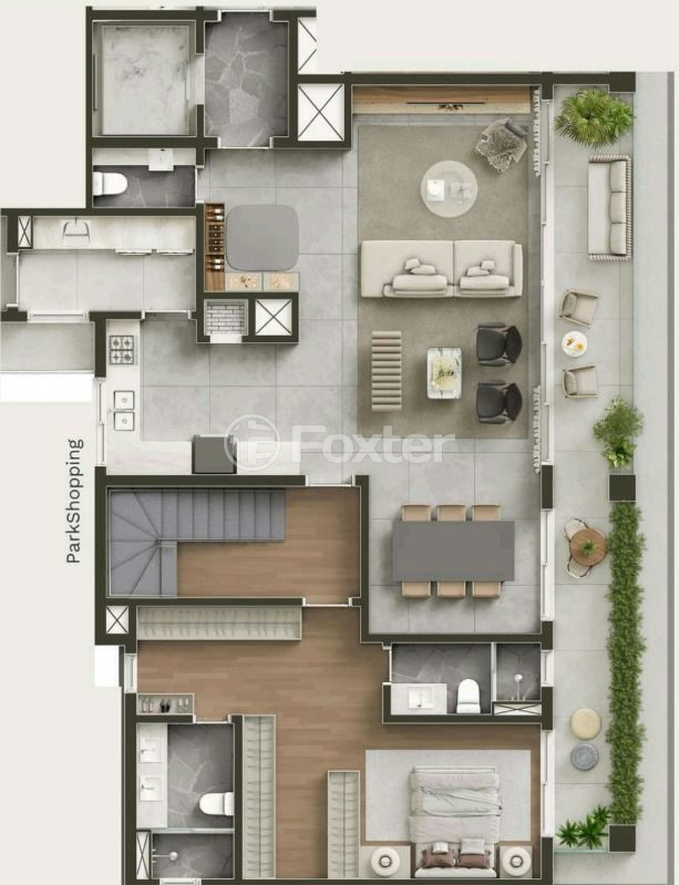 Cobertura à venda com 3 quartos, 216m² - Foto 2