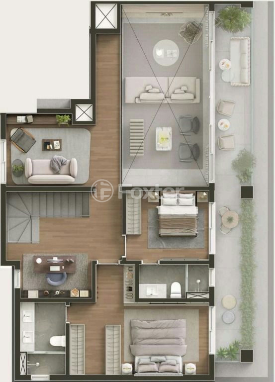 Cobertura à venda com 3 quartos, 216m² - Foto 3