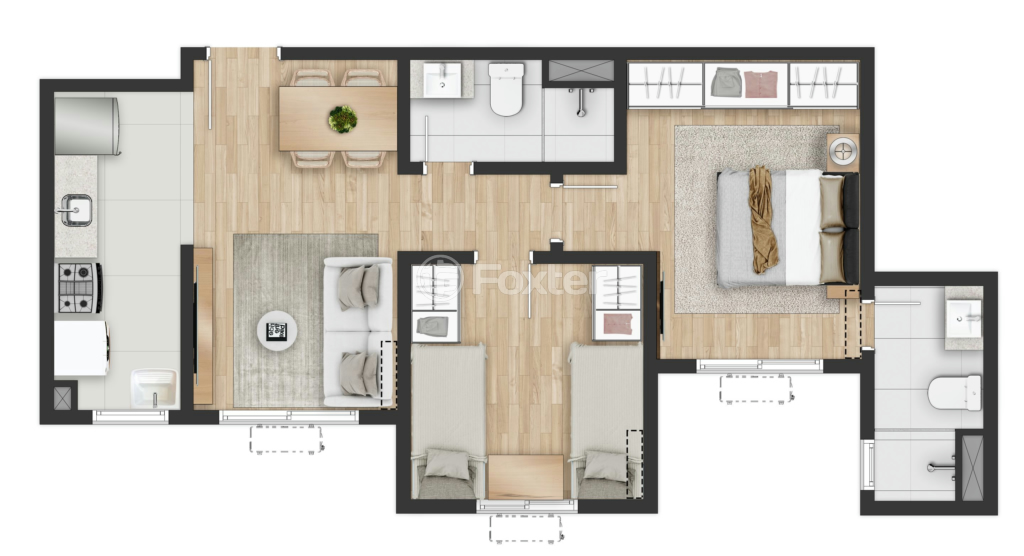 Apartamento à venda com 2 quartos, 49m² - Foto 5