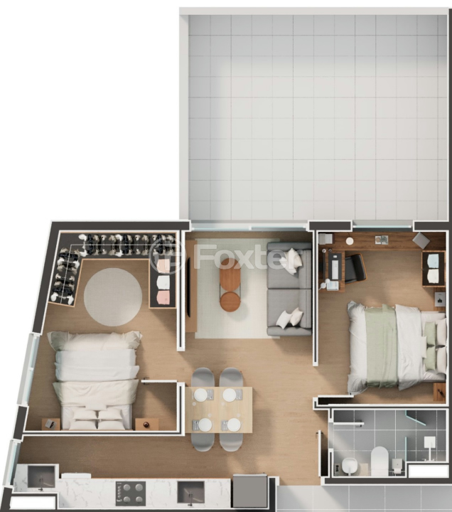 Apartamento à venda com 2 quartos, 69m² - Foto 1