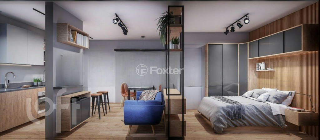 Kitnet e Studio à venda com 1 quarto, 34m² - Foto 2