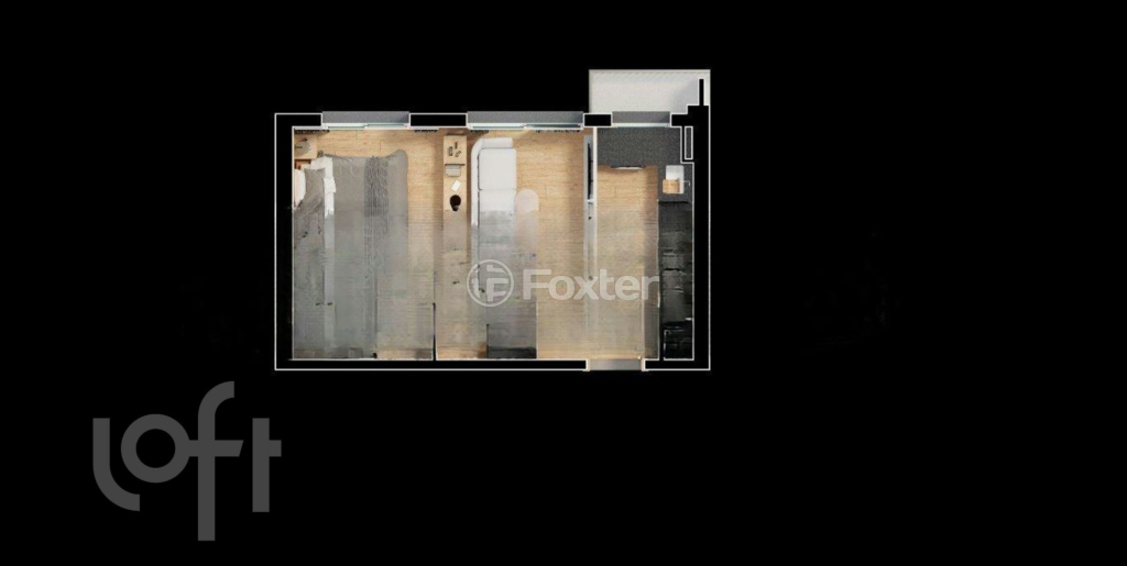 Kitnet e Studio à venda com 1 quarto, 34m² - Foto 3