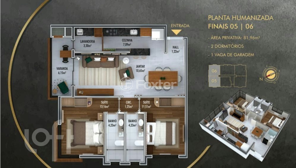 Apartamento à venda com 2 quartos, 81m² - Foto 4