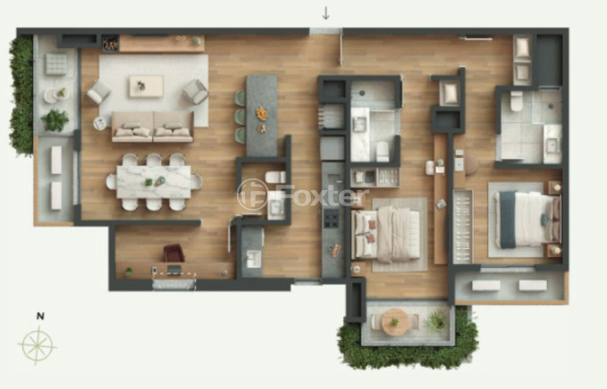 Apartamento à venda com 2 quartos, 123m² - Foto 4